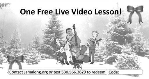 Christmas gift certificate for music lessons 